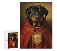 Rompecabezas 300 PCS Rottweiler The Pope Rompecabezas para Adolescentes Juegos Relajantes Desafío Difícil Cumpleaños Y Navidad 300 PCS