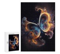 Rompecabezas 300 PCS Spirit Animal Butterfly Rompecabezas para Adolescentes Alivia El Estrés Desafío Educativo Regalos Y Cumpleaños Únicos 300 PCS