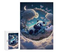 Rompecabezas 300 PCS The Mystic Panda Rompecabezas para Adultos Juguete Decoración De Pared Regalo De Cumpleaños Oferta como Regalos para Toda La Familia 300 PCS
