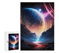 Rompecabezas 300 PCS The Path To Galaxy Rompecabezas para Adultos Juguete Decoración De Pared Regalo De Cumpleaños Oferta como Regalos para Toda La Familia 300 PCS