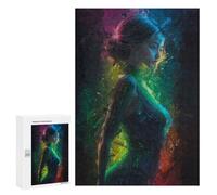 Rompecabezas 300 PCS The Woman in The Dress Rompecabezas para Adultos Juguete Decoración De Pared Patrón De Ensamblaje Oferta como Regalos para Toda La Familia 300 PCS