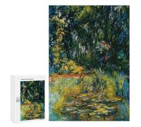 Rompecabezas 300 PCS Water Lily Pond by Monet Rompecabezas para Adultos Juguete Decoración De Pared Patrón De Ensamblaje Oferta como Regalos para Toda La Familia 300 PCS