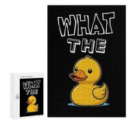Rompecabezas 300 PCS What The Duck Rompecabezas para Adultos Juguete Decoración De Pared Patrón De Ensamblaje Oferta como Regalos para Toda La Familia 300 PCS