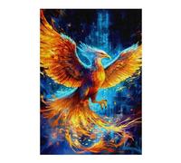 Rompecabezas 38x26cm/1000pcs para Adolescentes Phoenix Rise Artistic Firebird Rompecabezas para Adultos Juego De Ingenio Mejora La Memoria 38x26cm/1000pcs
