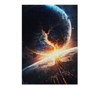 Rompecabezas 38x26cm/1000pcs para Adolescentes Shattered Solar System Rompecabezas Juegos Familiares Decoración del Hogar Regalos para Reducir El Estrés 38x26cm/1000pcs