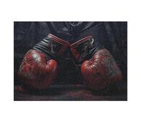 Rompecabezas 38x26cm/1000pcs para Adultos Boxing Gloves The Ultimate Fighter's Gear Rompecabezas para Adultos Juego Práctico Ensamblaje De Patrones Cumpleaños 38x26cm/1000pcs