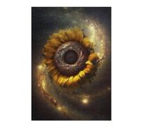 Rompecabezas 38x26cm/1000pcs para Adultos Cosmic Sunflower-3 Rompecabezas para Adultos Juego De Ingenio Decoración Ayuda A Ejercitar El Cerebro 38x26cm/1000pcs