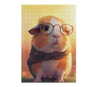 Rompecabezas 38x26cm/1000pcs para Adultos Cute Guinea Pig Read Rompecabezas para Adultos Juguetes Antiestrés Una Obra De Arte Cumpleaños Y Navidad 38x26cm/1000pcs