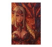 Rompecabezas 38x26cm/1000pcsS para Adolescentes Dragon Armor Fantasy Artwork-5 Rompecabezas Juego De Ingenio Desafío Difícil para Cumpleaños, Navidad 38x26cm/1000pcsS