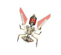 Rompecabezas 3D de avispa de metal, kit de modelo mecánico Steampunk con alas batientes biónicas, para adultos y adolescentes (127 piezas)