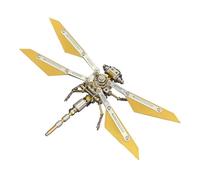 Rompecabezas 3D de libélula de metal, diseño de libélula mecánica Steampunk, kit de modelo de montaje STEM, para adultos y adolescentes (126 piezas)