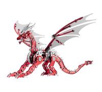 Rompecabezas 3D para adultos, juego de construcción de rompecabezas de dragones legendarios de metal, manualidades de ingeniería mecánica coleccionables para decoración y regalo de oficina en el hogar
