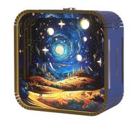 Rompecabezas 3D para adultos,Luz nocturna de rompecabezas 3D - Lámpara de arte LED única | Kits de modelos creativos para manualidades, linda luz nocturna de dibujos animados para sala de estar, dormi