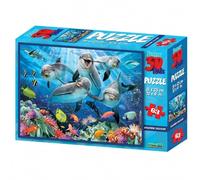 Rompecabezas 3D Para Niños - 63 Piezas - DELICIA DEL DOLPHIN