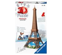 Rompecabezas 3D Ravensburger 12536 - Mini Torre Eiffel, versión en Miniatura del Famoso Monumento de París para Crear Rompecabezas en 3D, a Partir de 8 años