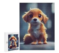 Rompecabezas 500 PCS Adorable Puppy Portrait -3 Rompecabezas para Adultos Juguete Decoración De Pared Patrón De Ensamblaje Oferta como Regalos para Toda La Familia 500 PCS