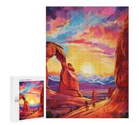 Rompecabezas 500 PCS Arches National Park Rompecabezas para Adultos Juguete Decoración De Pared Patrón De Ensamblaje Oferta como Regalos para Toda La Familia 500 PCS