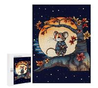 Rompecabezas 500 PCS Cute Mouse Rompecabezas para Adultos Juguete Decoración De Pared Patrón De Ensamblaje Oferta como Regalos para Toda La Familia 500 PCS