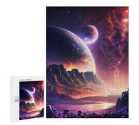 Rompecabezas 500 PCS Dawn of Infinity Galaxy Rompecabezas para Adultos Juguete Decoración De Pared Patrón De Ensamblaje Oferta como Regalos para Toda La Familia 500 PCS