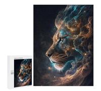 Rompecabezas 500 PCS Galaxy King Cosmic Lion Rompecabezas para Adultos Juguete Decoración De Pared Regalo De Cumpleaños Oferta como Regalos para Toda La Familia 500 PCS