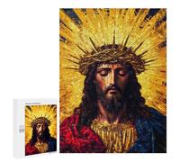 Rompecabezas 500 PCS Glory of Jesus Christ Rompecabezas para Adultos Juguete Decoración De Pared Regalo De Cumpleaños Oferta como Regalos para Toda La Familia 500 PCS