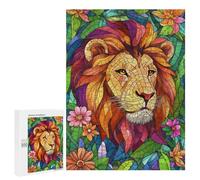 Rompecabezas 500 PCS Lion in Mosaic Rompecabezas para Adultos Juguete Decoración De Pared Regalo De Cumpleaños Oferta como Regalos para Toda La Familia 500 PCS