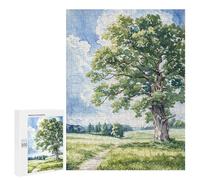 Rompecabezas 500 PCS Lone Summer Oak Rompecabezas para Adultos Juguete Decoración De Pared Regalo De Cumpleaños Oferta como Regalos para Toda La Familia 500 PCS