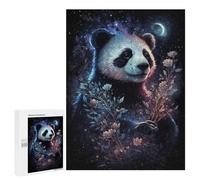 Rompecabezas 500 PCS Magical Panda Night Garden Rompecabezas para Adolescentes Alivia El Estrés Desafío Educativo Regalos Y Cumpleaños Únicos 500 PCS