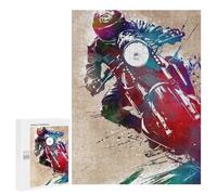 Rompecabezas 500 PCS Motor Sport Art 1 Rompecabezas para Adultos Juguete Decoración De Pared Regalo De Cumpleaños Oferta como Regalos para Toda La Familia 500 PCS