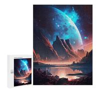 Rompecabezas 500 PCS Mountain Lake Landscape Rompecabezas para Adultos Juguete Decoración De Pared Patrón De Ensamblaje Oferta como Regalos para Toda La Familia 500 PCS