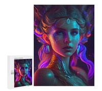 Rompecabezas 500 PCS Neon Fantasy Portrait -1 Rompecabezas para Adultos Juguete Decoración De Pared Patrón De Ensamblaje Oferta como Regalos para Toda La Familia 500 PCS