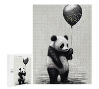 Rompecabezas 500 PCS Panda Animal Balloon Rompecabezas para Adultos Juguete Decoración De Pared Regalo De Cumpleaños Oferta como Regalos para Toda La Familia 500 PCS