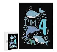Rompecabezas 500 PCS para Adolescentes 4th Birthday Sea Animal Rompecabezas DIY Juguetes Una Obra De Arte como Regalo para Toda La Familia 500 PCS