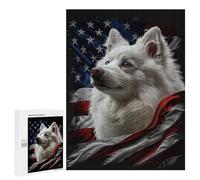 Rompecabezas 500 PCS para Adolescentes American Eskimo America Rompecabezas para Adultos Juguetes De Bricolaje Análisis Y Lógica Trato como Regalos para Toda La Familia 500 PCS