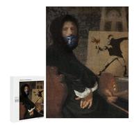 Rompecabezas 500 PCS para Adolescentes Banksy Self Portrait Rompecabezas para Adultos Juego Familiar Una Obra De Arte como Regalo para Toda La Familia 500 PCS