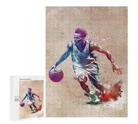 Rompecabezas 500 PCS para Adolescentes Basketball Player Sport Rompecabezas para Adultos Juego Familiar Una Obra De Arte como Regalo para Toda La Familia 500 PCS