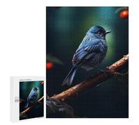 Rompecabezas 500 PCS para Adolescentes Beautiful Blue Bird Nature Rompecabezas para Adultos Juguetes De Bricolaje Pero Un Desafío Educativo Divertido Y Humorístico 500 PCS