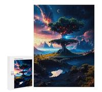 Rompecabezas 500 PCS para Adolescentes Big Tree Rompecabezas para Adultos Juego Familiar Decoración del Hogar para Cumpleaños, Navidad 500 PCS