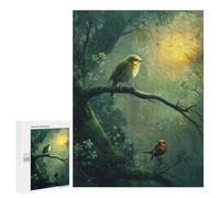 Rompecabezas 500 PCS para Adolescentes Birds in A Misty Forest Rompecabezas para Adultos Juego Familiar Una Obra De Arte como Regalo para Toda La Familia 500 PCS