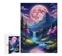 Rompecabezas 500 PCS para Adolescentes Blossom Flower Mountain Rompecabezas para Adolescentes Juguetes DIY Decoración De Pared Ayuda A Ejercitar El Cerebro 500 PCS