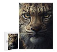 Rompecabezas 500 PCS para Adolescentes Bobcat The Big Cat Rompecabezas para Adultos Juego Familiar Una Obra De Arte como Regalo para Toda La Familia 500 PCS