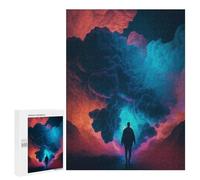 Rompecabezas 500 PCS para Adolescentes Clouds of Color A Digital Artwork Rompecabezas para Adultos Juego Familiar Decoración del Hogar para Cumpleaños, Navidad 500 PCS