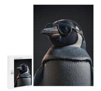 Rompecabezas 500 PCS para Adolescentes Cool Penguin Rompecabezas para Adultos Juego Familiar Decoración del Hogar para Cumpleaños, Navidad 500 PCS