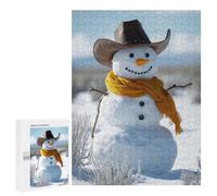 Rompecabezas 500 PCS para Adolescentes Cowboy Snowman Rompecabezas para Adultos Juego Práctico Regalo De Cumpleaños Regalo De Cumpleaños, Regalos, 500 PCS