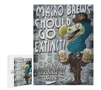Rompecabezas 500 PCS para Adolescentes Craft Beer Dodo Bird Rompecabezas para Adultos Juegos De Relajación Vacaciones En Casa Matar El Tiempo 500 PCS