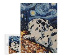 Rompecabezas 500 PCS para Adolescentes Dalmatian Puppy Sleeping Rompecabezas Juego De Ingenio Aliviador De Estrés Desafiante para Completar 500 PCS