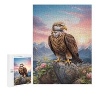 Rompecabezas 500 PCS para Adolescentes Eagle King of The Mountain Rompecabezas Juegos Familiares Ensamblaje De Patrones Cumpleaños Y Navidad 500 PCS