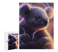 Rompecabezas 500 PCS para Adolescentes Electric Koala in Storm Rompecabezas para Adultos Juegos Relajantes Decoración del Hogar Cumpleaños Y Navidad 500 PCS