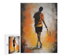 Rompecabezas 500 PCS para Adolescentes Elegant Badminton Player Rompecabezas Juego De Ingenio Aliviador De Estrés Desafiante para Completar 500 PCS