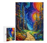 Rompecabezas 500 PCS para Adolescentes Enchanted Forest Pathway -14 Rompecabezas para Adultos Juegos Divertidos Una Obra De Arte Ayuda A Ejercitar El Cerebro 500 PCS